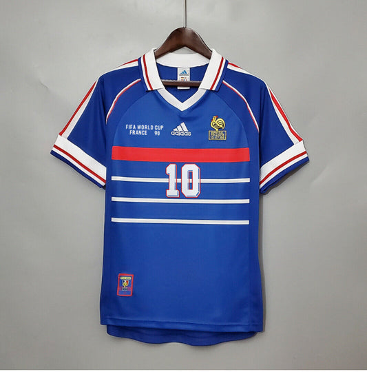 Vintage 1998 France team Zidane jersey